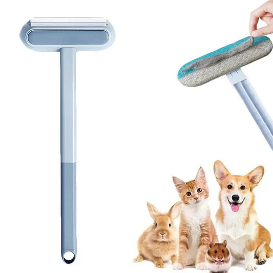 Multifunctional Pet Hair Remover Brush - 3-in-1 Tool for Effective Removal of Pet Hair from Furniture, Carpets, and Clothing, Ideal for Cats and Dogs